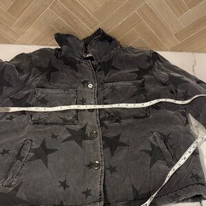 Vintage Havana Star Patterned Gray Jacket